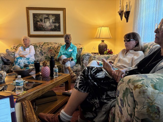 Jane Goldie Winn speaks at a widows group on the topic:: “From Grief and Loss to Acceptance and Hope”